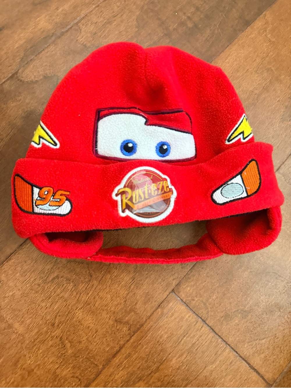 Lightning McQueen Red Fleece Kids Hat